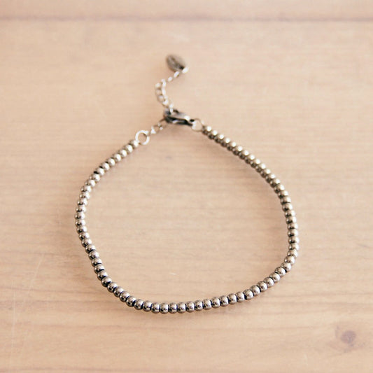 Stalen kralenarmband "Small" - Zilver